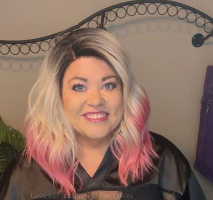 KRISTEN PINK TIPPIES HS NWT BETTER THAN BASIC WIG by CSC LW3 AC1