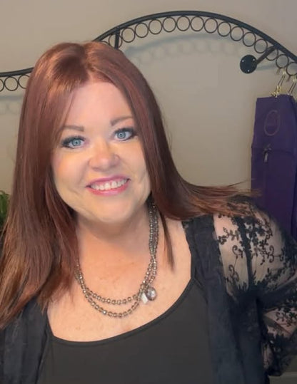 WFEW Red Brown HS Luxury Wig LW3 CH1 (lace line trimmed back)
