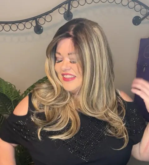 DAVINA DARK BLONDE NWT HS BETTER THAN BASIC WIG LW3 ST1