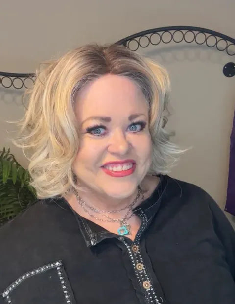 Keep Them Guessing Smoking Hot Blonde HS Standard Luxury Wig TN1  CG1