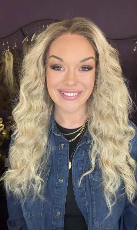 DEL REY ROOTED SANDY BLONDE LARGE HS NWT BETTER THAN BASIC WIG by CSC LW3-AC1