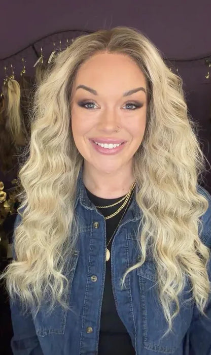 DEL REY ROOTED SANDY BLONDE LARGE HS NWT BETTER THAN BASIC WIG by CSC LW3-AC1