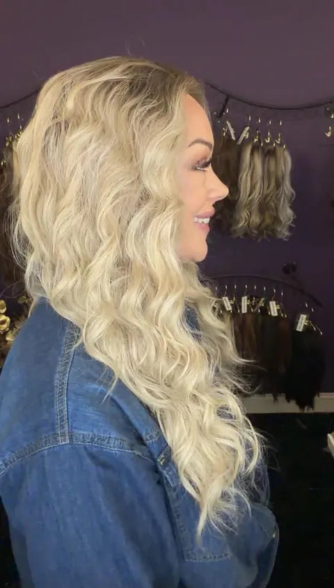 DEL REY ROOTED SANDY BLONDE LARGE HS NWT BETTER THAN BASIC WIG by CSC LW3-AC1
