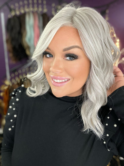 Billie Glamour Grey HT HS Platinum Luxury Wig Sample A Not Returnable LW3