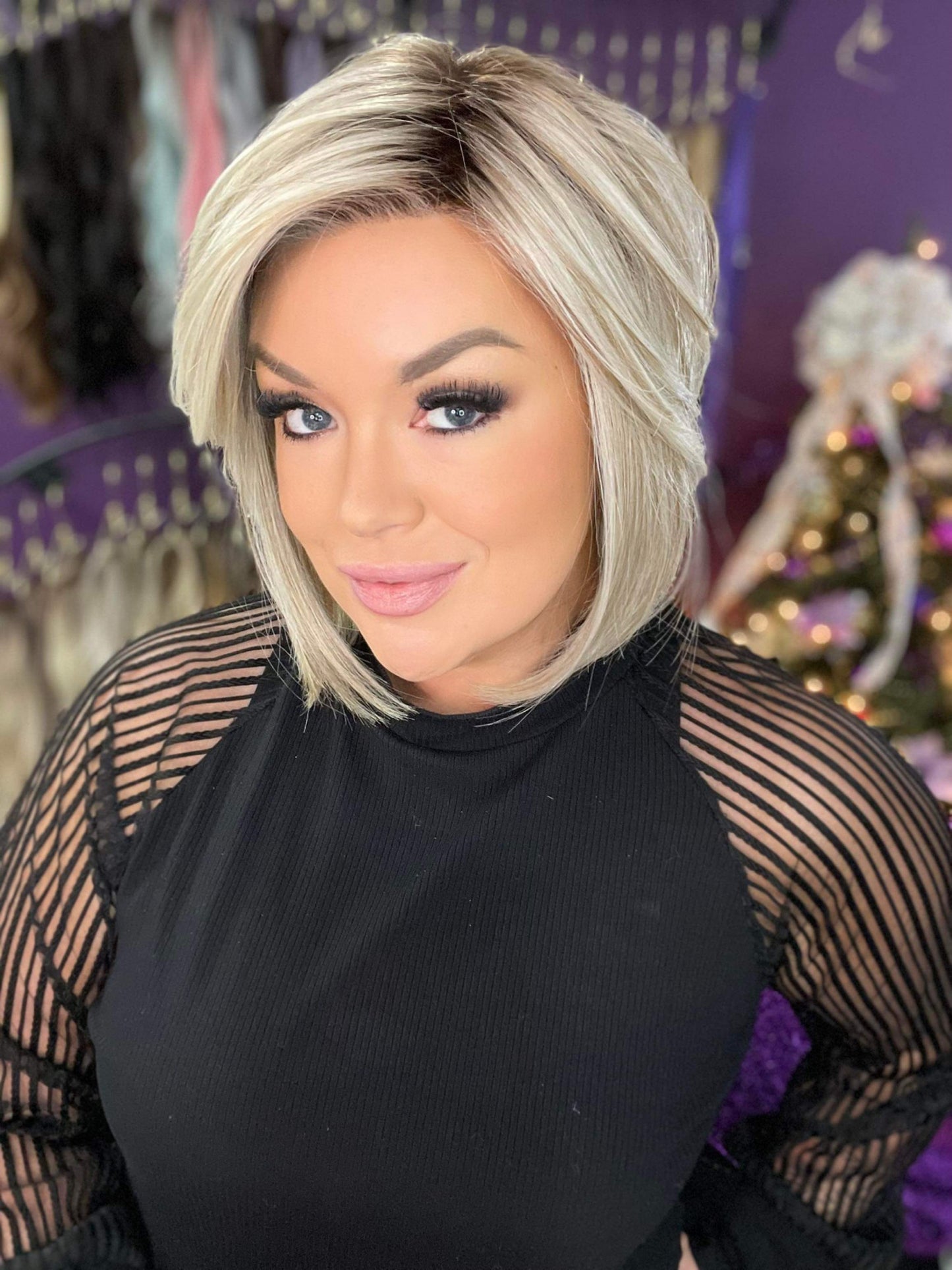 Kendra Buttermilk Blonde Hand-Tied HS Platinum Luxury Wig  *Sample G NOT RETURNABLE* LW3