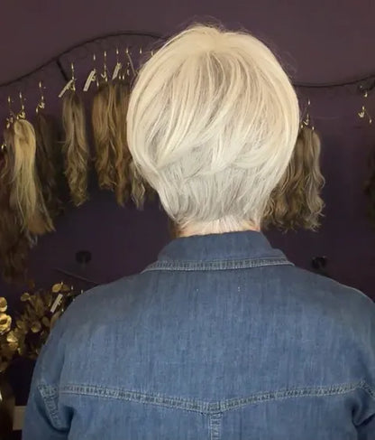 TAKE IT SHORT SILVER LIGHT GREY HS BASIC WIG LW3 AC1