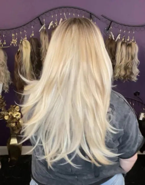 Monica Champagne Pearl Balayage HS Ascendant Luxury Wig LW3