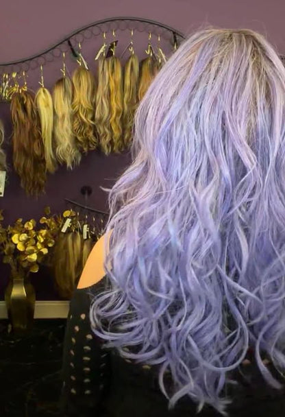 Genevieve Cosmo Purple HS Standard Luxury Wig  *Sample A NOT RETURNABLE* LW3