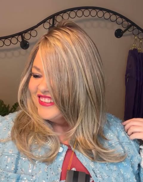 Celine SHAKEN OATMILK BLONDE-R HS HT NWT Luxury Wig by Belle Tress TN1 AC1