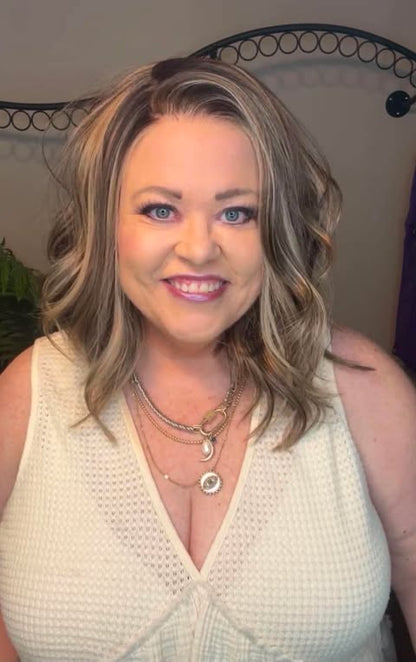 FOREVER MOTIVATED SUNKISSED MOCHA MELT HS NWOT SWISS LUXE WIG LW3-AC1