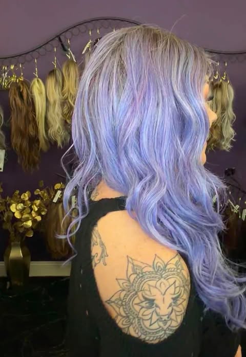 Genevieve Cosmo Purple HS Standard Luxury Wig  *Sample A NOT RETURNABLE* LW3