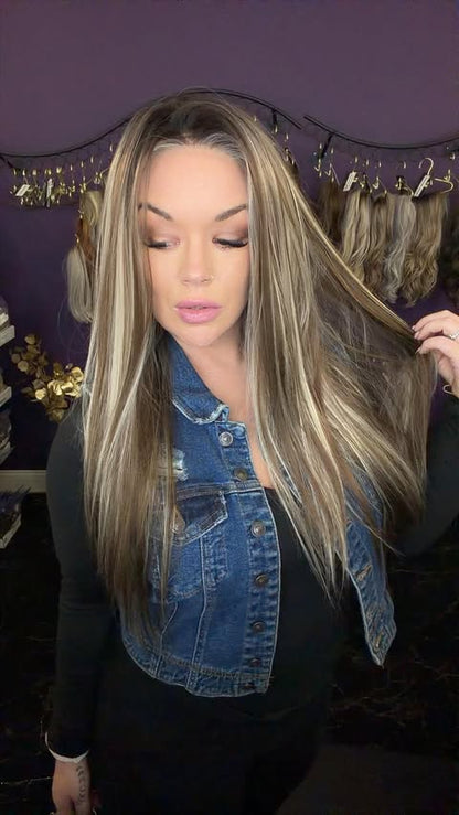 DELILAH SPICED MOCHA HS NWOT SWISS LUXE WIG NW3