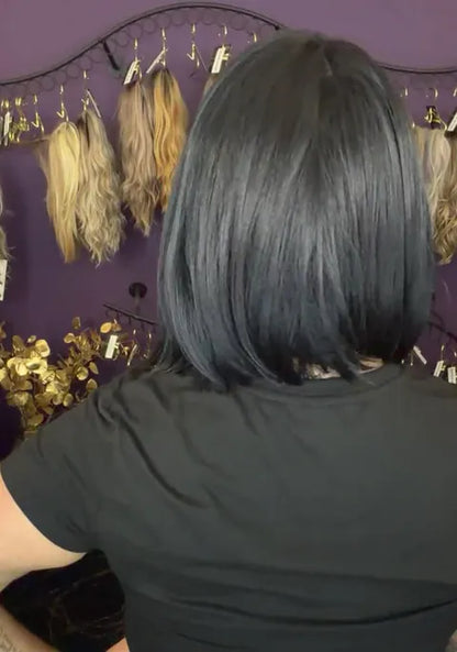 Black HS Basic Bob Free Parting LW3-AC1