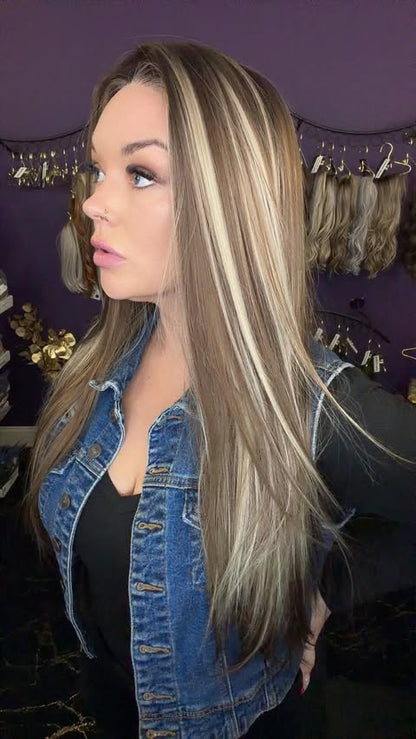 DELILAH SPICED MOCHA HS NWOT SWISS LUXE WIG NW3