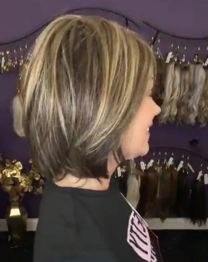 Sybil Chocolate Frost Amore HT NHS Luxury Wig LW3 KP1