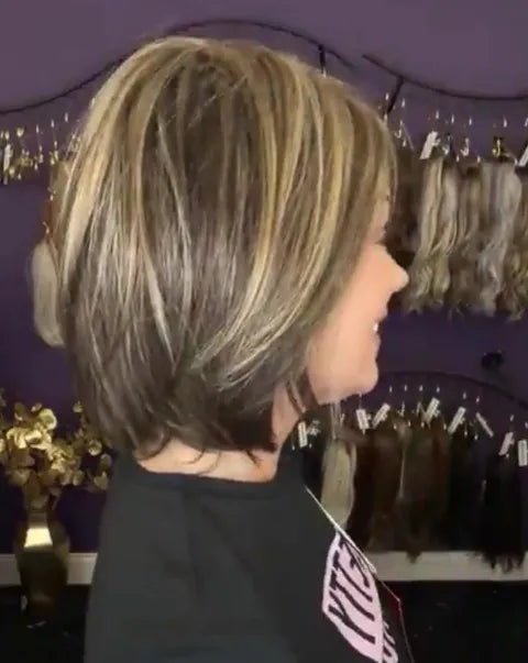Sybil Chocolate Frost Amore HT NHS Luxury Wig LW3 KP1