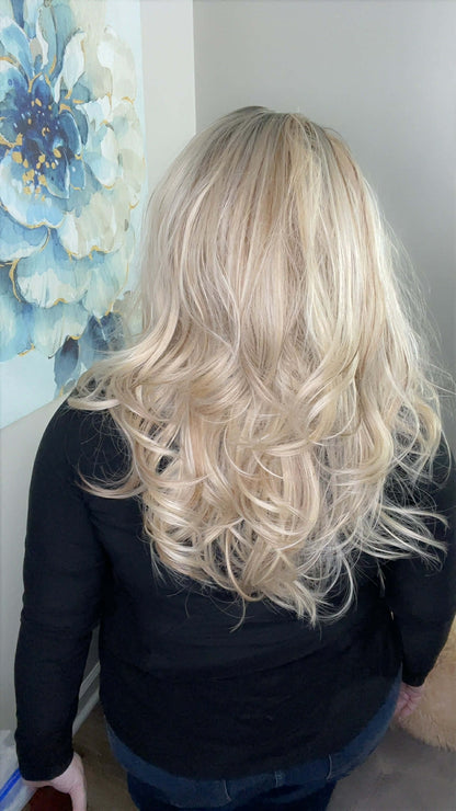 Ava Sugar Cookie Blonde Ascendant Luxury Wig LW3