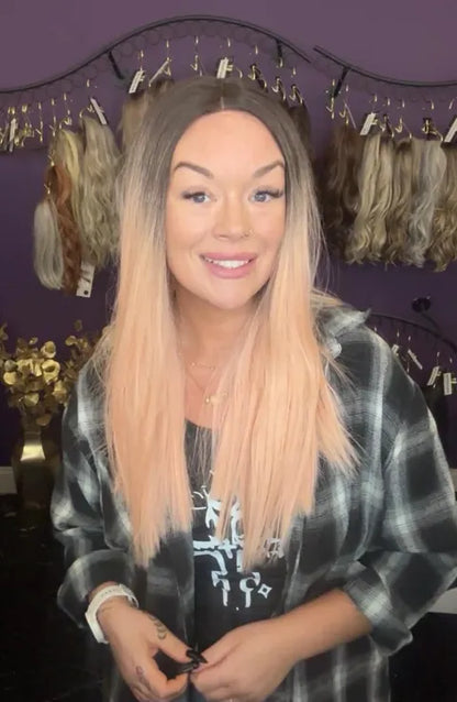 Peach NWOT Basic Wig By Rebel Gypsy  LW3-AC1
