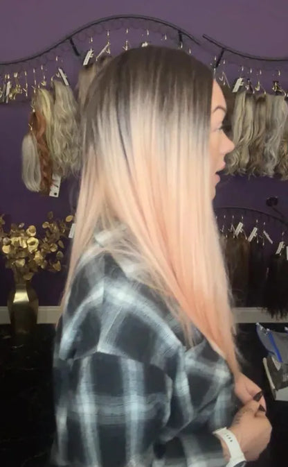 Peach NWOT Basic Wig By Rebel Gypsy  LW3-AC1