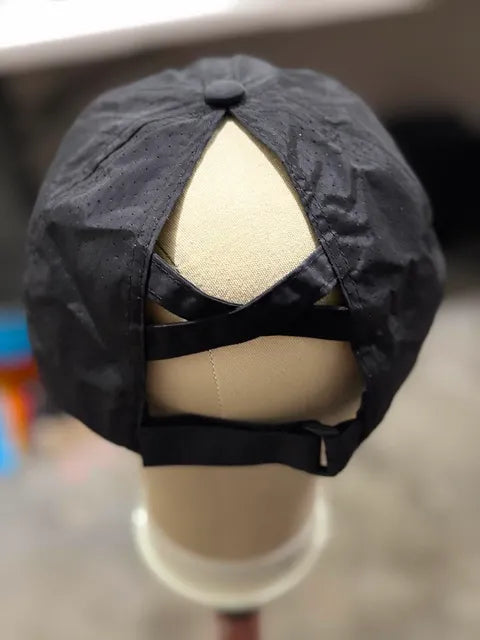 ⭐ Heart Ponytail Baseball Cap BLACK LW3 A173