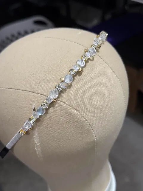 ⭐ Crystal Beaded Headband CLEAR CRYSTAL LW3 A170