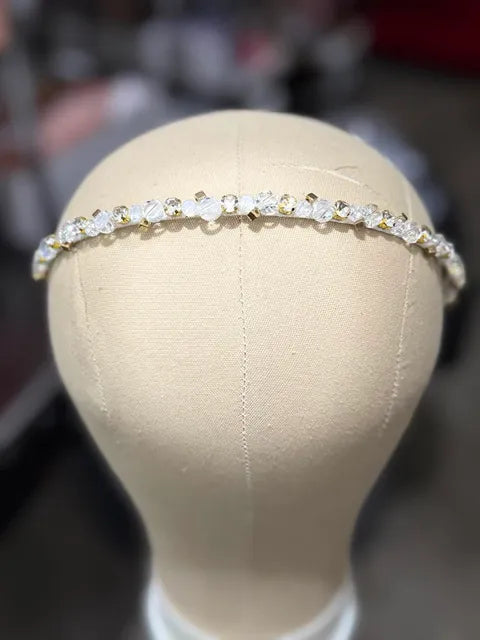 ⭐ Crystal Beaded Headband CLEAR CRYSTAL LW3 A170