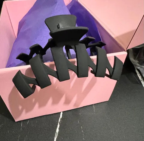 ⭐ Matte Square Claw Clip BLACK LW3 A165