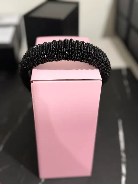 Black Pearl/Diamond Headband LW3 A146