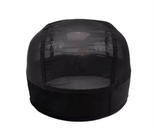W19 Luxury Velcro Wig Cap and Wig Band Combo, Black LW3