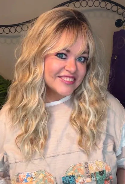 DIVA LIGHT HONEY BLONDE NWOT MACHINE CAP BETTER THAN BASIC WIG LW3-AC1