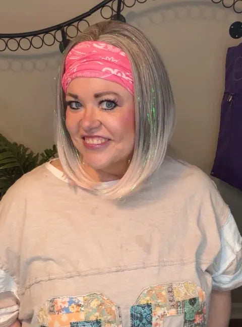 TINSLE TIME HS NWOT BETTER THAN BASIC HEADBAND WIG LW3-AC1