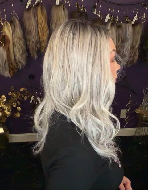 ADDISON SILVER BLONDE NWOT HS Standard Luxury Wig LW3-AC1