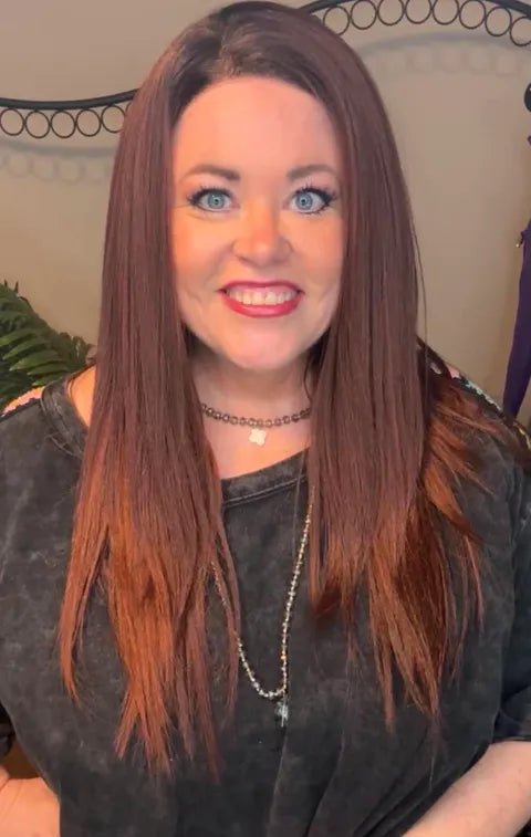JAYLA CINNAMON RED HS NWOT HS BASIC WIG LW3-AC1