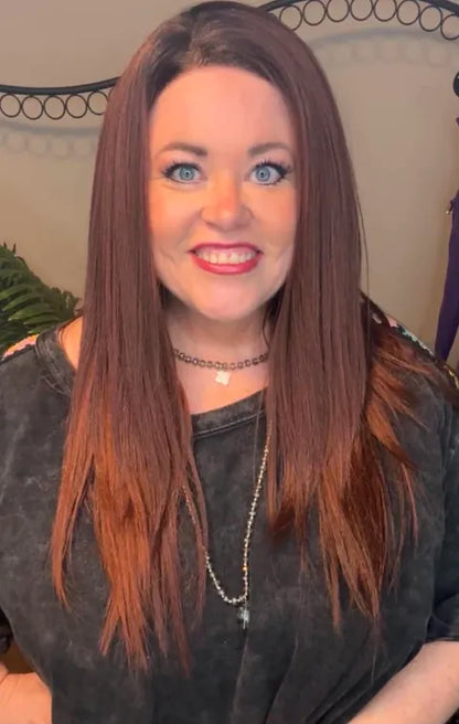 JAYLA CINNAMON RED HS NWOT HS BASIC WIG LW3-AC1