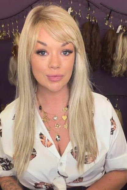 TRINITY NR SMOKING HOT BLONDE (ROOT HAS BEEN ADDDDED) HS Standard Luxury Wig LW3 CV1