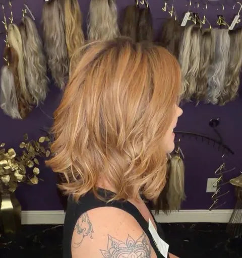 Wig 8924 HS HT NWT Saffron Spice Luxury Wig by WFEW LW3-AC1