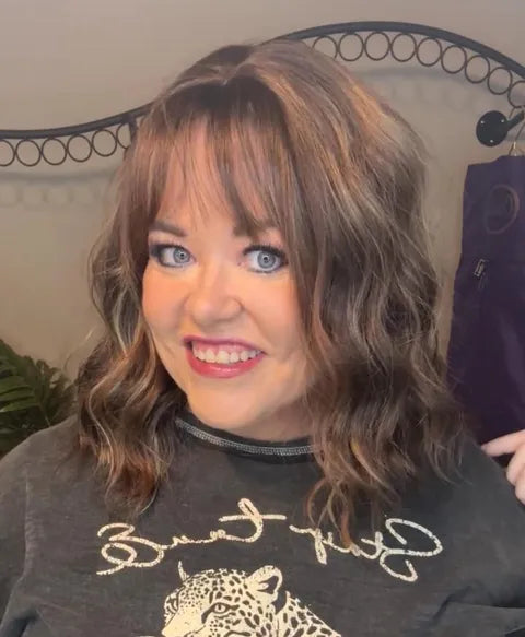 DINA TOASTED AMBER CREAM HS BETTER THAN BASIC MACHINE CAP WIG LW3-AC1