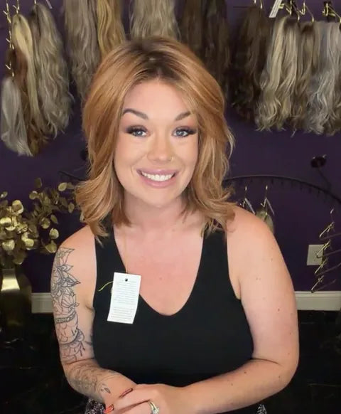 Wig 8924 HS HT NWT Saffron Spice Luxury Wig by WFEW LW3-AC1