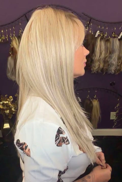TRINITY NR SMOKING HOT BLONDE (ROOT HAS BEEN ADDDDED) HS Standard Luxury Wig LW3 CV1