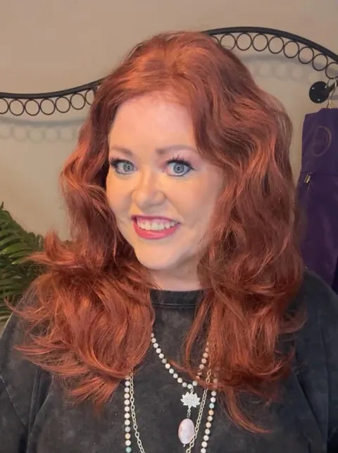 TOO MUCH HEAVEN HS HUMAN HAIR BLEND LUXURY Wig By Rebel Gypsy LW3 SZ1