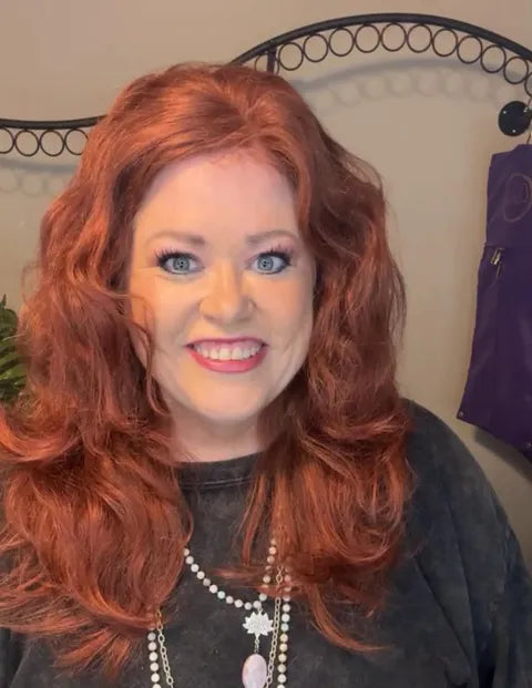 TOO MUCH HEAVEN HS HUMAN HAIR BLEND LUXURY Wig By Rebel Gypsy LW3 SZ1
