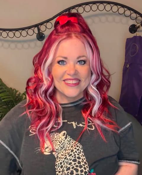 SHARPAY BOW DAY (CANDY CANE) LARGE HS NWT BETTER THAN BASIC WIG LW3-AC1