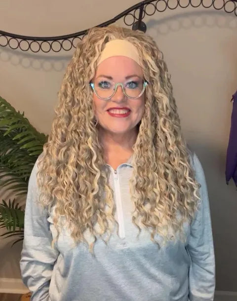 Rule Breaker Mode HS ASH BLONDE HEADBAND WIG LW3-AC1