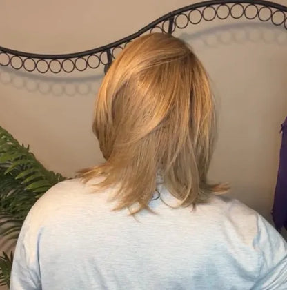 ETCHED IN GOLD HS NWOT FULL MONOFILAMENT WIG LW3-AC1