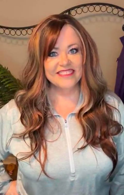 CORLISS AMBER VINYL (LARGE) HS NWT BETTER THAN BASIC WIG LW3-AC1