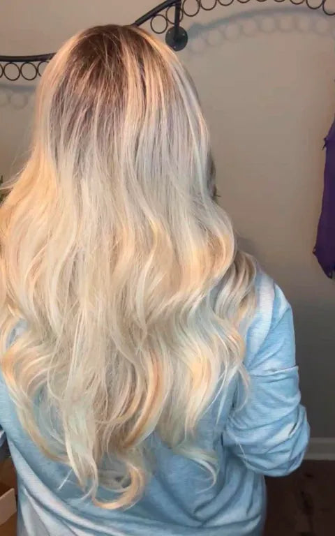 LINA BRIGHT ASH BLONDE HS NWOT CENTER MONO BETTER THAN BASIC WIG LW3-AC1