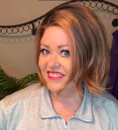 LUCY BROWN SUGAR SIGNATURE PRE CUT MONO BETTER THAN BASIC WIG LW3-AC1