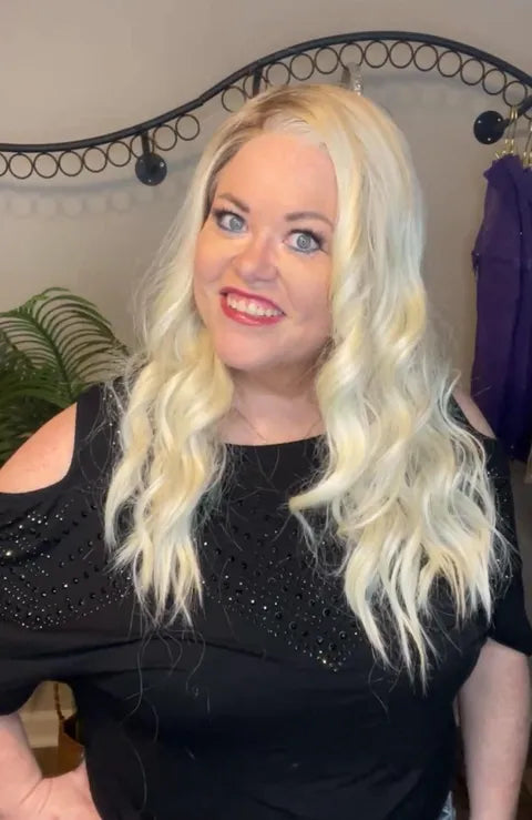 Back Row Never HS MYSTERY UNTAGGED PARTIAL MONO LUXURY WIG LW3-AC1