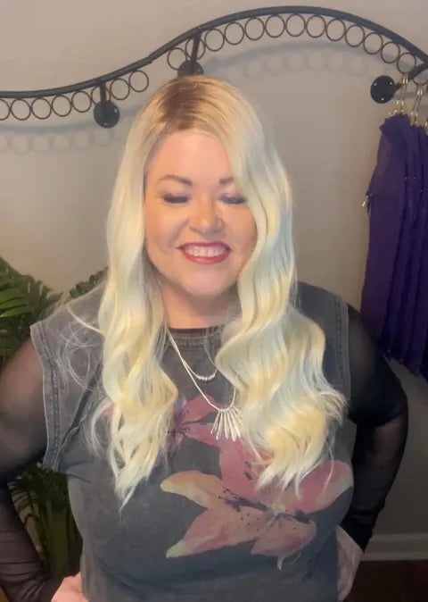 DELIVERED IN STYLE HS MYSTERY UNTAGGED FULL MONO LUXURY WIG LW3-AC1