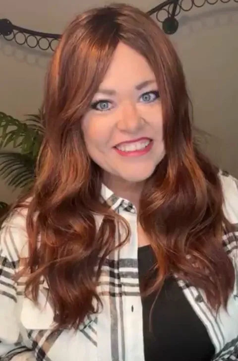 ASHLEY WILD BERRY SANGRIA PARTIAL MONO LUXURY WIG LW4